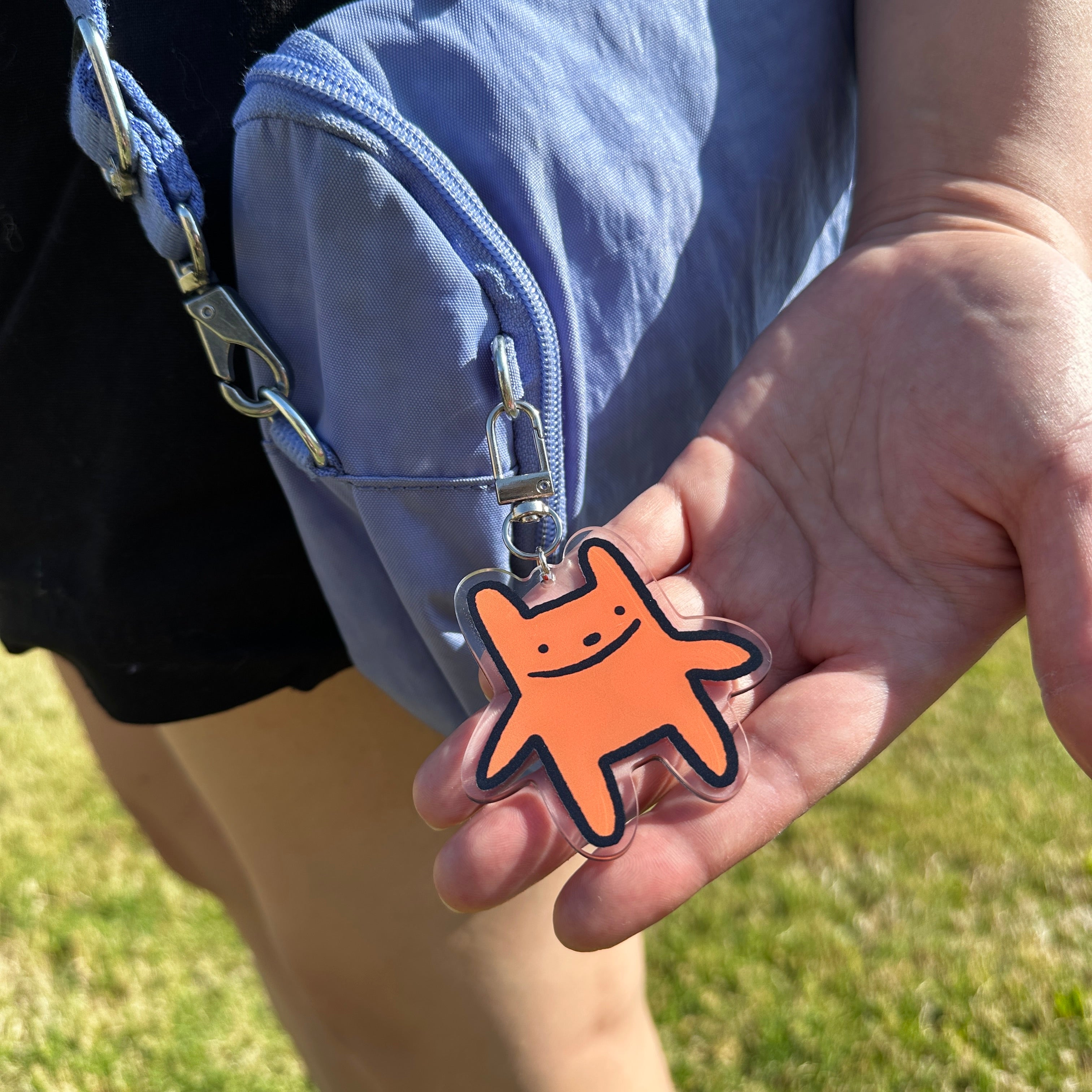Double-Sided Bear Keychain