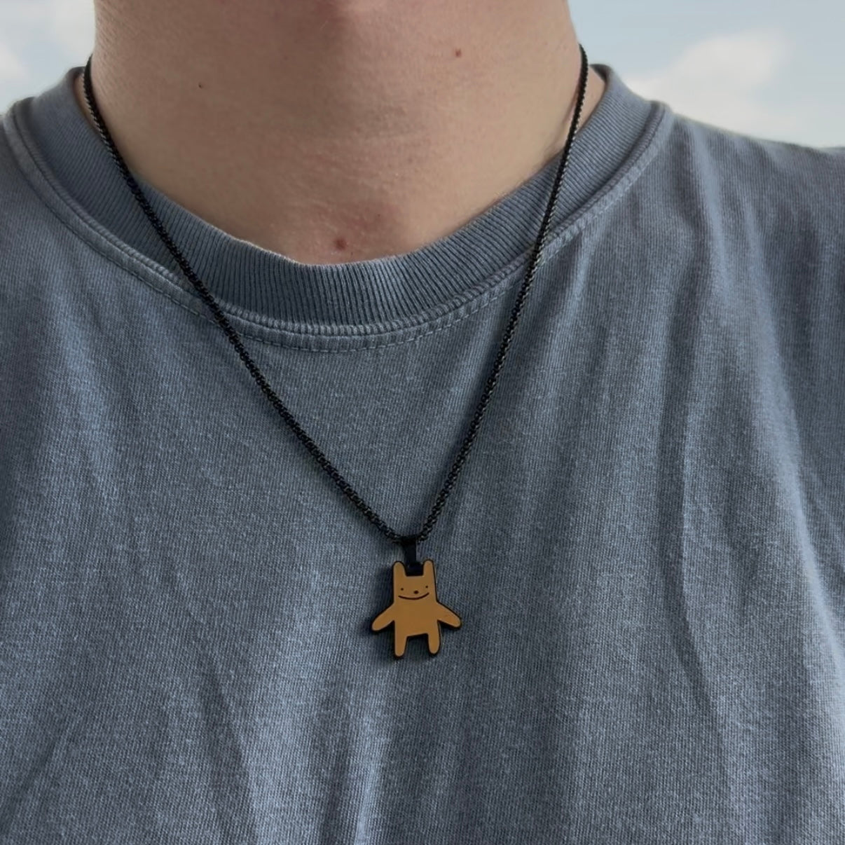 Reversible Bear Necklace🧸