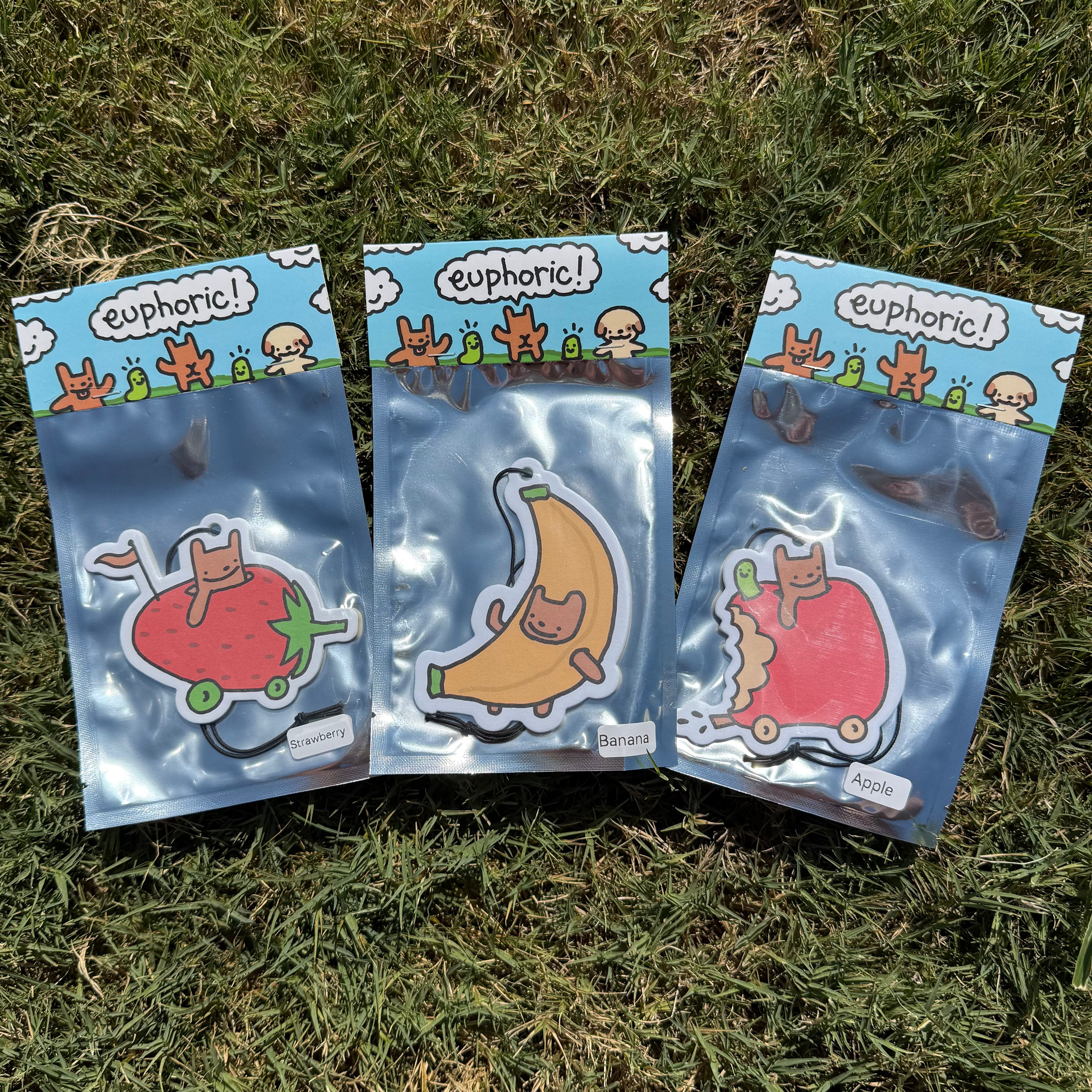 Bear Air Fresheners!🍓🍌🍎