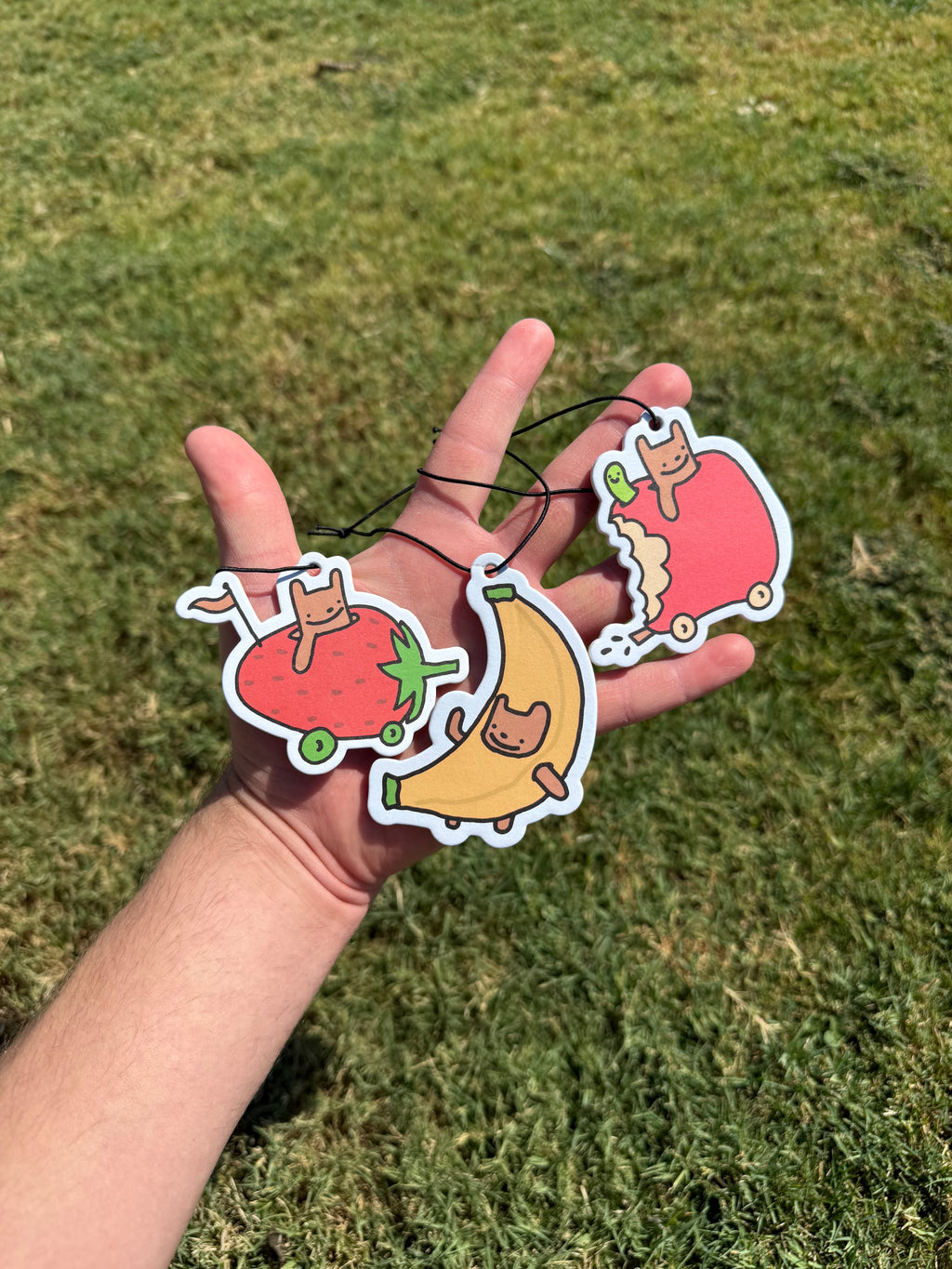 Bear Air Fresheners!🍓🍌🍎